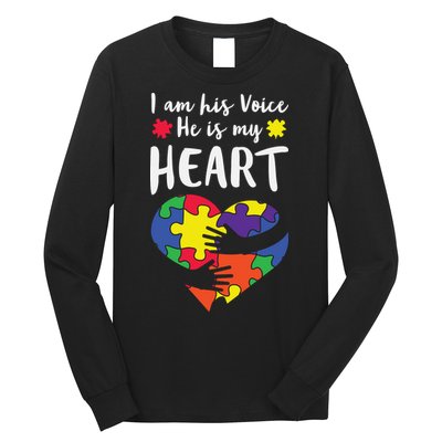 Autism Heart Puzzle Peace Gift For Autism Awareness Long Sleeve Shirt