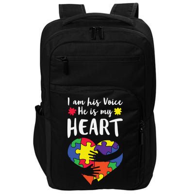 Autism Heart Puzzle Peace Gift For Autism Awareness Impact Tech Backpack