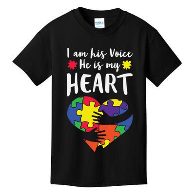 Autism Heart Puzzle Peace Gift For Autism Awareness Kids T-Shirt
