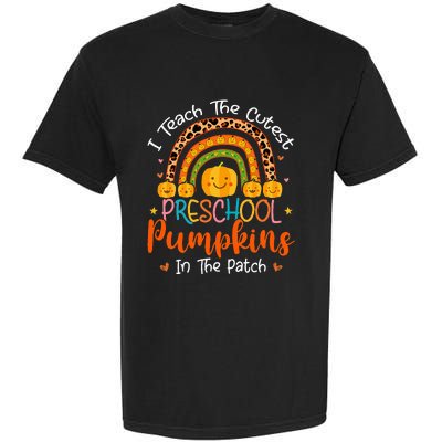 Adorable Halloween Pumpkin Teacher for Preschoolers Garment-Dyed Heavyweight T-Shirt