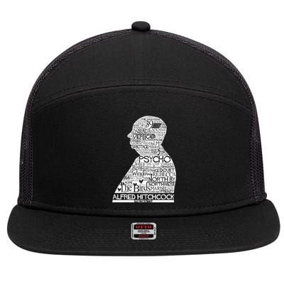 Alfred Hitchcock Presents... 7 Panel Mesh Trucker Snapback Hat