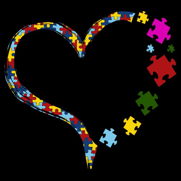 Autism Heart Puzzle Piece Cooling Performance Crew T-Shirt