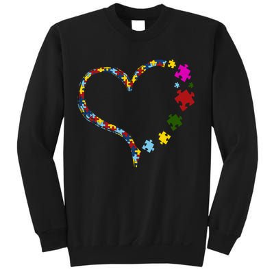 Autism Heart Puzzle Piece Sweatshirt