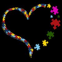Autism Heart Puzzle Piece Sustainable Bucket Hat