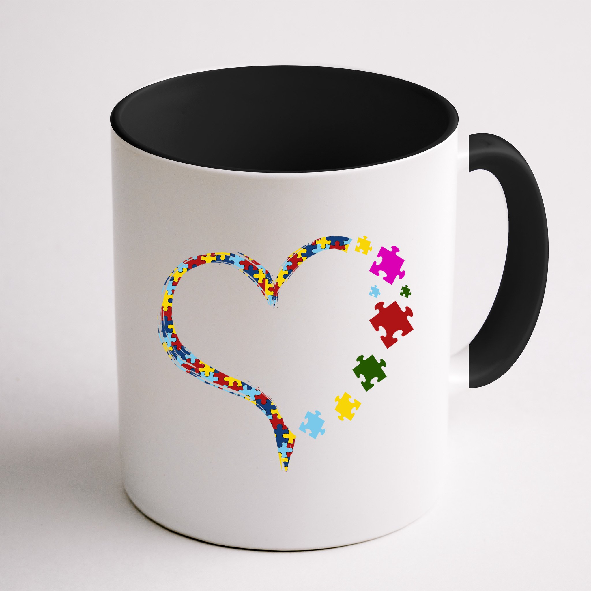 Autism Heart Puzzle Piece Mug