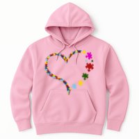 Autism Heart Puzzle Piece Hoodie