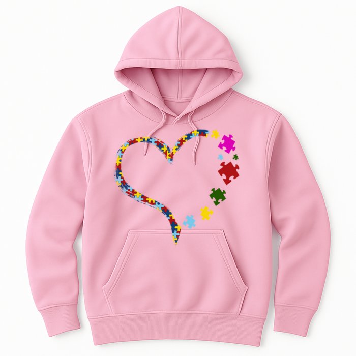 Autism Heart Puzzle Piece Hoodie