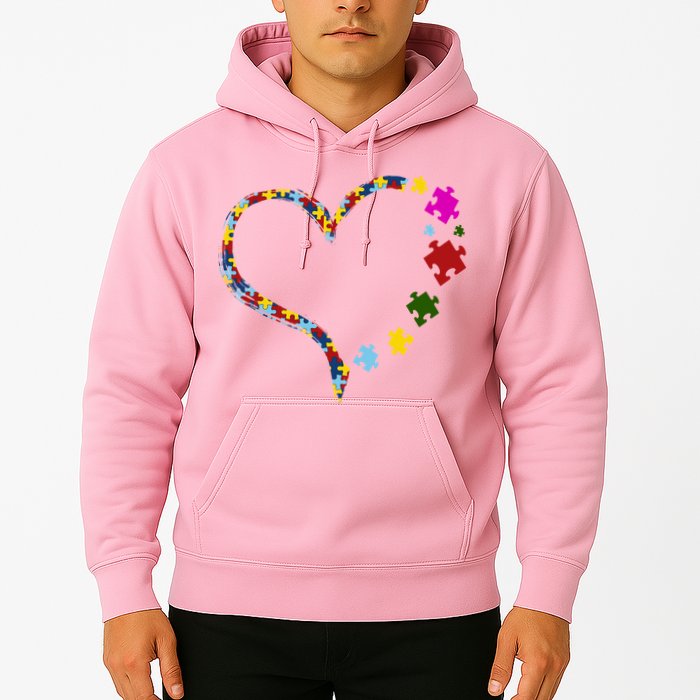 Autism Heart Puzzle Piece Hoodie