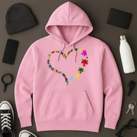 Autism Heart Puzzle Piece Hoodie