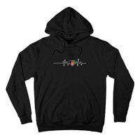 Afghanistan Heart Pulse Flag Hoodie