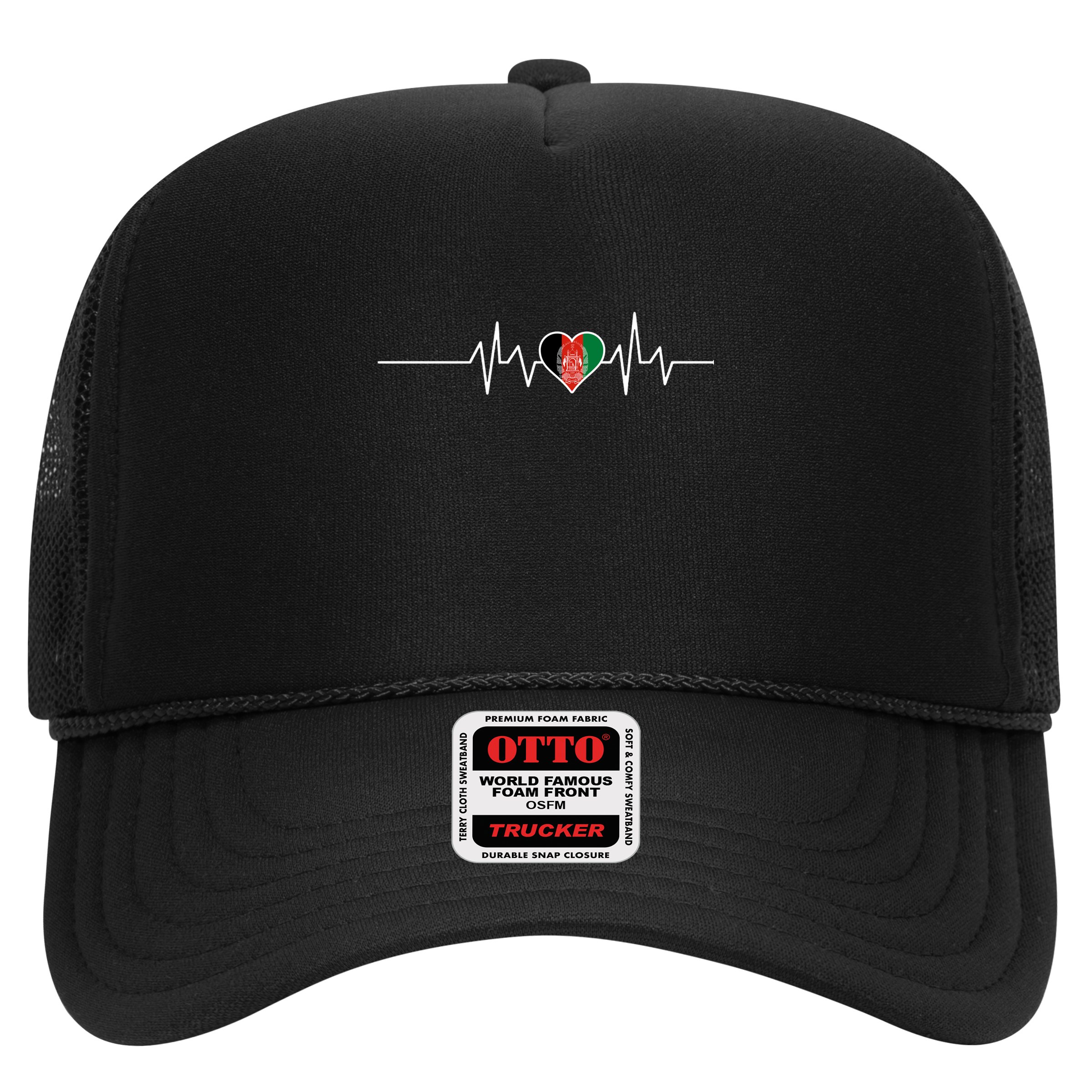 Afghanistan Heart Pulse Flag Hat