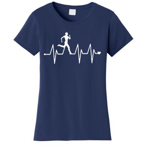 Athletics Heartbeat Pulse Funny Running Women's T-Shirt