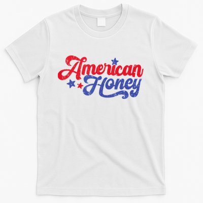 American Honey Patriot Western 4th Of July Independence T-Shirt