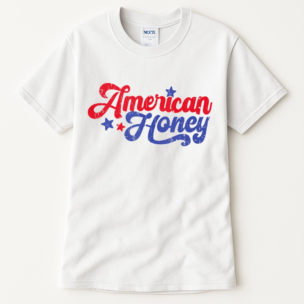 American Honey Patriot Western 4th Of July Independence Tall T-Shirt