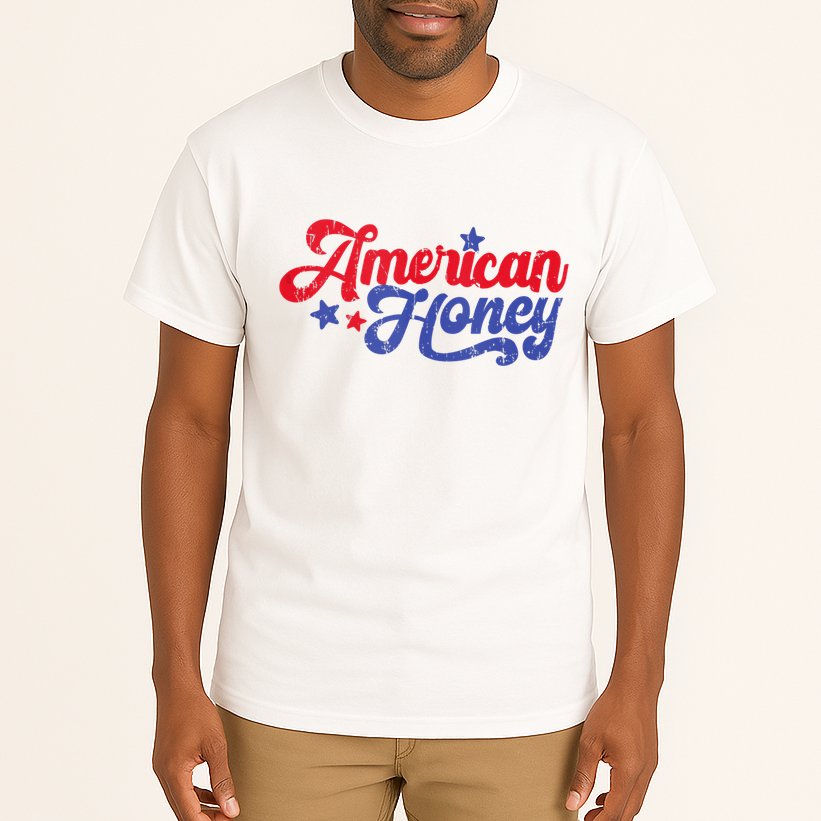 American Honey Patriot Western 4th Of July Independence Tall T-Shirt