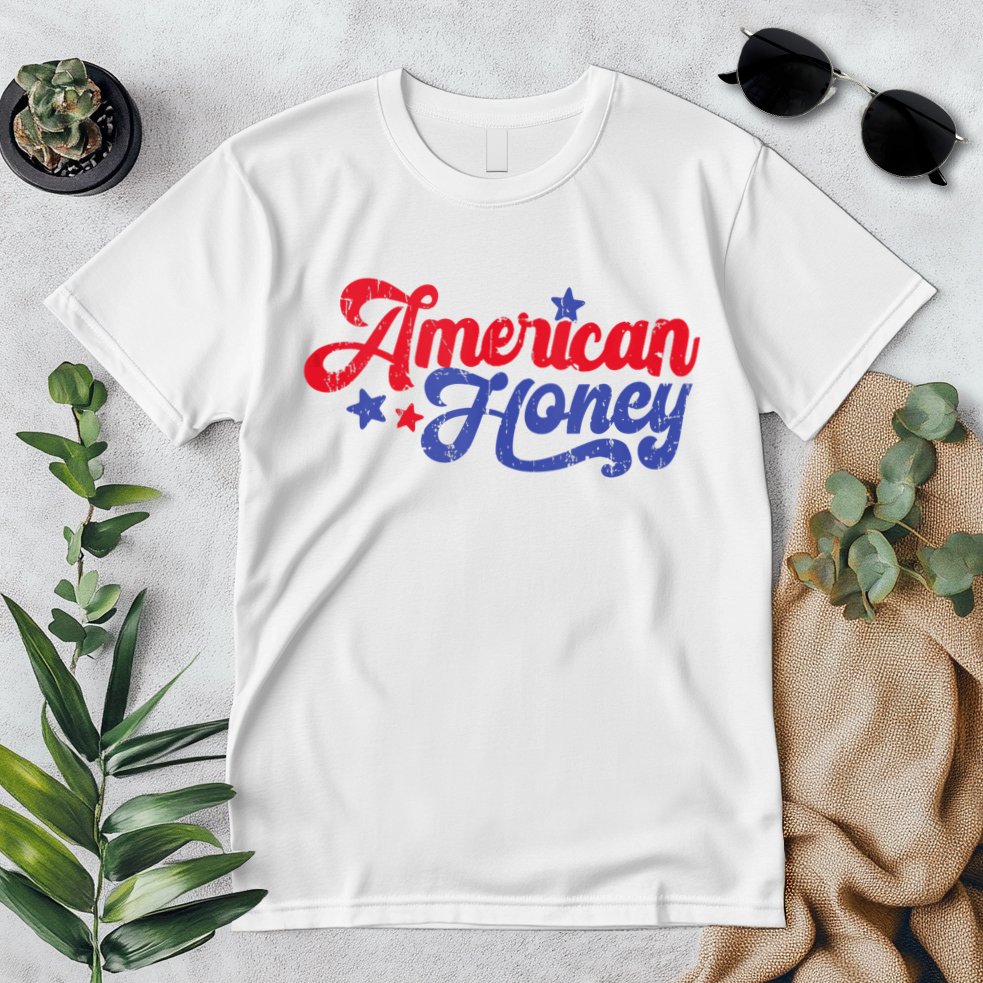 American Honey Patriot Western 4th Of July Independence Premium T-Shirt