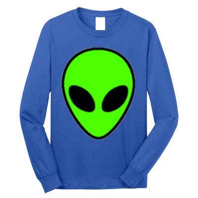 Alien Head Pocket Patch Area 51 Cool Gift Long Sleeve Shirt