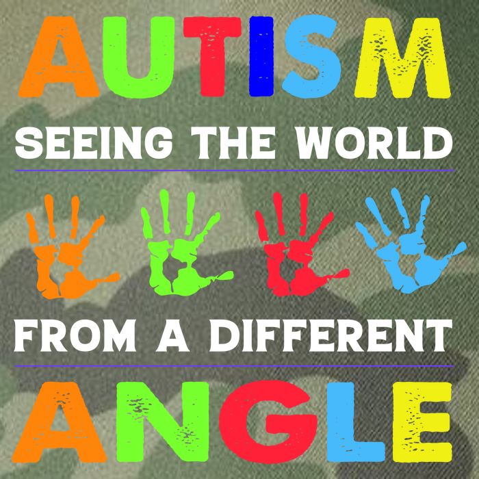 Autism Hand Prints Seeing The World From A Different Angle Legacy Tie Dye Trucker Hat