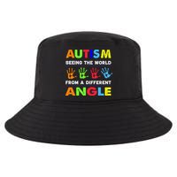 Autism Hand Prints Seeing The World From A Different Angle Cool Comfort Performance Bucket Hat