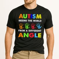 Autism Hand Prints Seeing The World From A Different Angle Performance Shirt