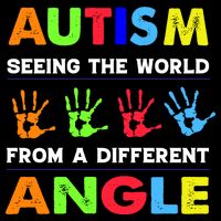 Autism Hand Prints Seeing The World From A Different Angle Impact Tech Backpack