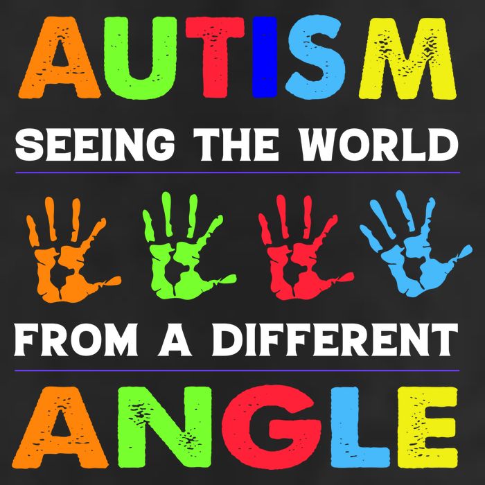 Autism Hand Prints Seeing The World From A Different Angle Trucker Hat