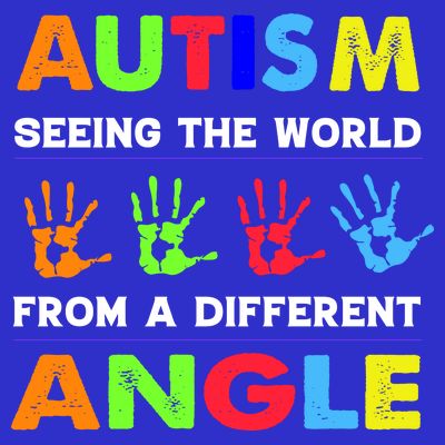 Autism Hand Prints Seeing The World From A Different Angle T-Shirt