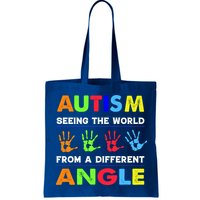 Autism Hand Prints Seeing The World From A Different Angle Bag