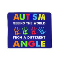 Autism Hand Prints Seeing The World From A Different Angle Mousepad