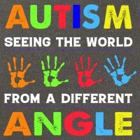 Autism Hand Prints Seeing The World From A Different Angle Cotton Canvas Backpack