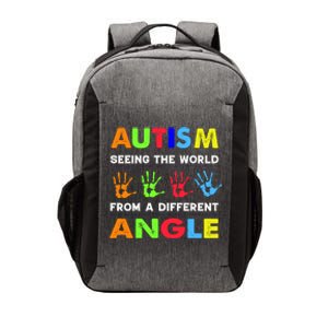 Autism Hand Prints Seeing The World From A Different Angle Vector Backpack