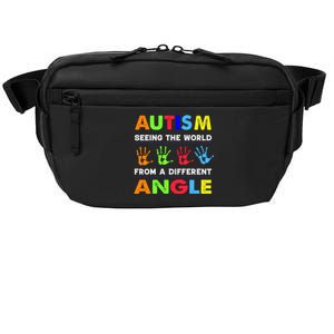 Autism Hand Prints Seeing The World From A Different Angle Crossbody Pack