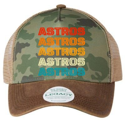 Astros Houston Retro Colorful Legacy Tie Dye Trucker Hat