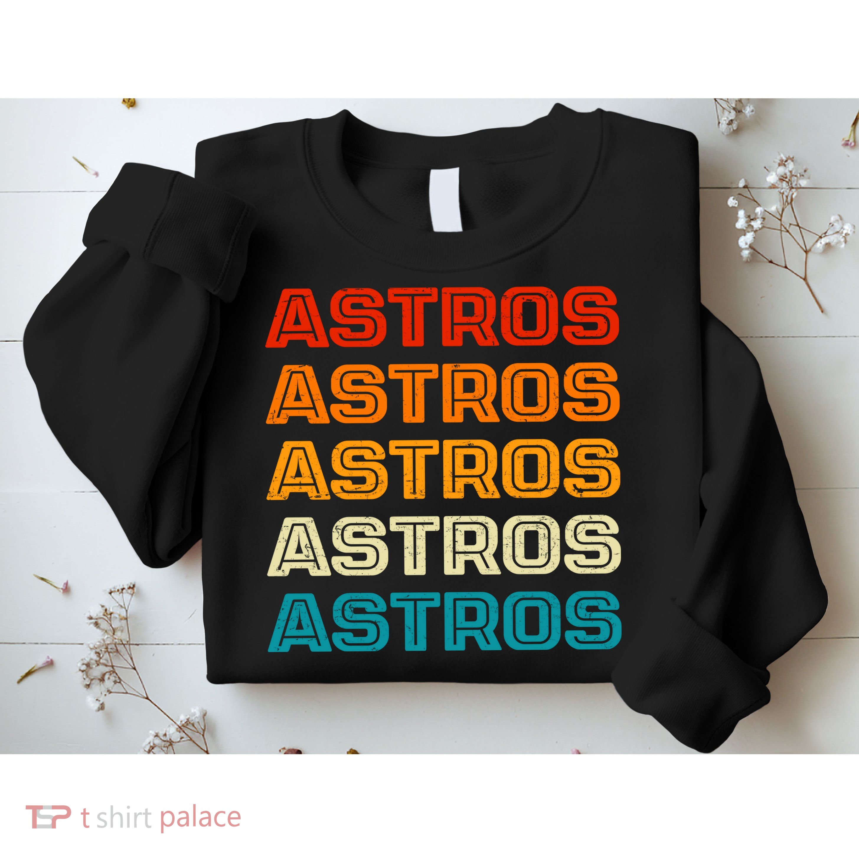 Astros Houston Retro Colorful Sweatshirt