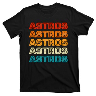 Astros Houston Retro Colorful T-Shirt