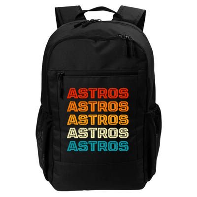 Astros Houston Retro Colorful Backpack
