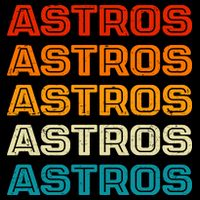 Astros Houston Retro Colorful Backpack