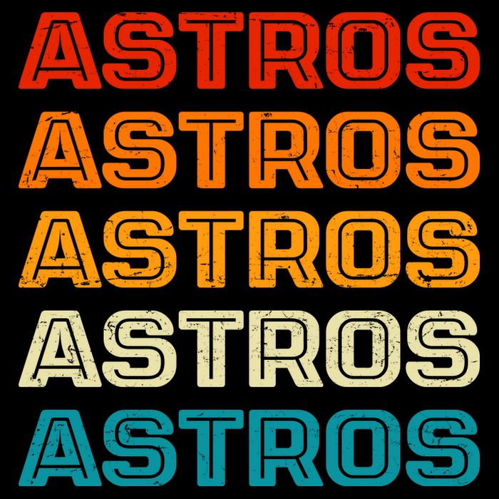 Astros Houston Retro Colorful Backpack