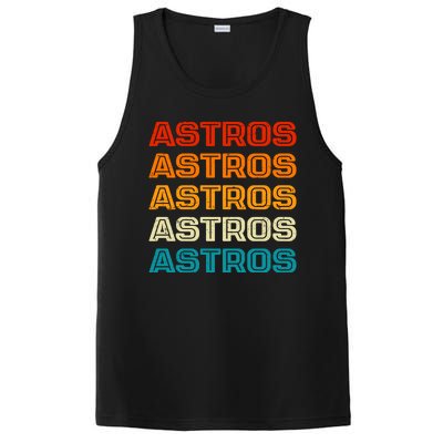 Astros Houston Retro Colorful PosiCharge Competitor Tank