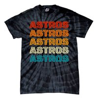 Astros Houston Retro Colorful Tie-Dye T-Shirt