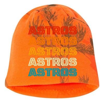 Astros Houston Retro Colorful Kati - Camo Knit Beanie