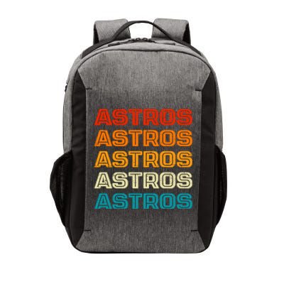 Astros Houston Retro Colorful Vector Backpack