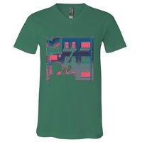 Alfred Hitchcock Rear Window V-Neck T-Shirt