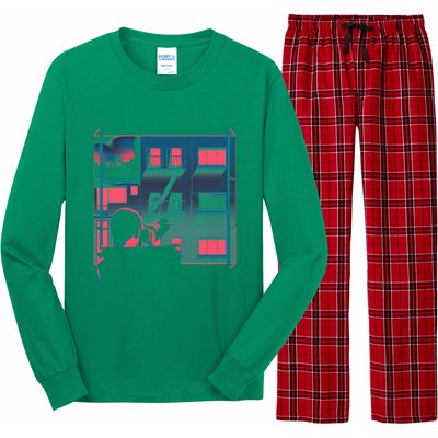 Alfred Hitchcock Rear Window Long Sleeve Pajama Set