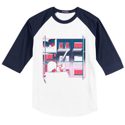 Alfred Hitchcock Rear Window Baseball Sleeve Shirt