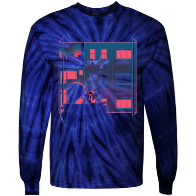 Alfred Hitchcock Rear Window Tie-Dye Long Sleeve Shirt