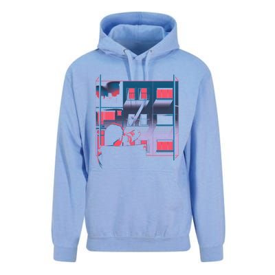 Alfred Hitchcock Rear Window Unisex Surf Hoodie