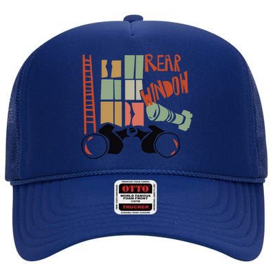 Alfred HitchcockS Rear Window High Crown Mesh Back Trucker Hat