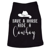 Awesome Horse Rider Save A Horse Ride A Cowboy Gift Doggie Tank