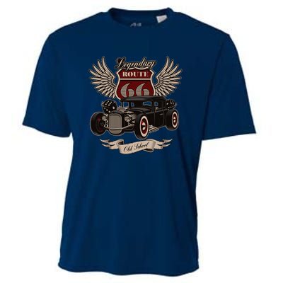 American Hot Rod On Dark Cooling Performance Crew T-Shirt